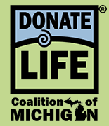 Donate Life: Coalition of Michigan logo